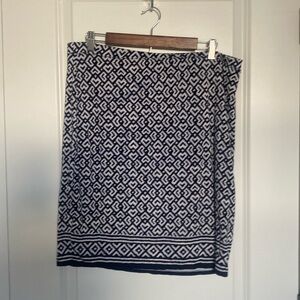 Max Studio Geometric Midi Skirt‎